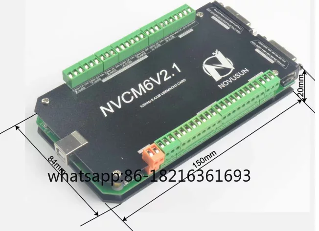 5 Axis Cnc Breakout Board Interface Mach3 - V2.1 3/4/5/6 Eksenli CNC Kontrol Cihazı