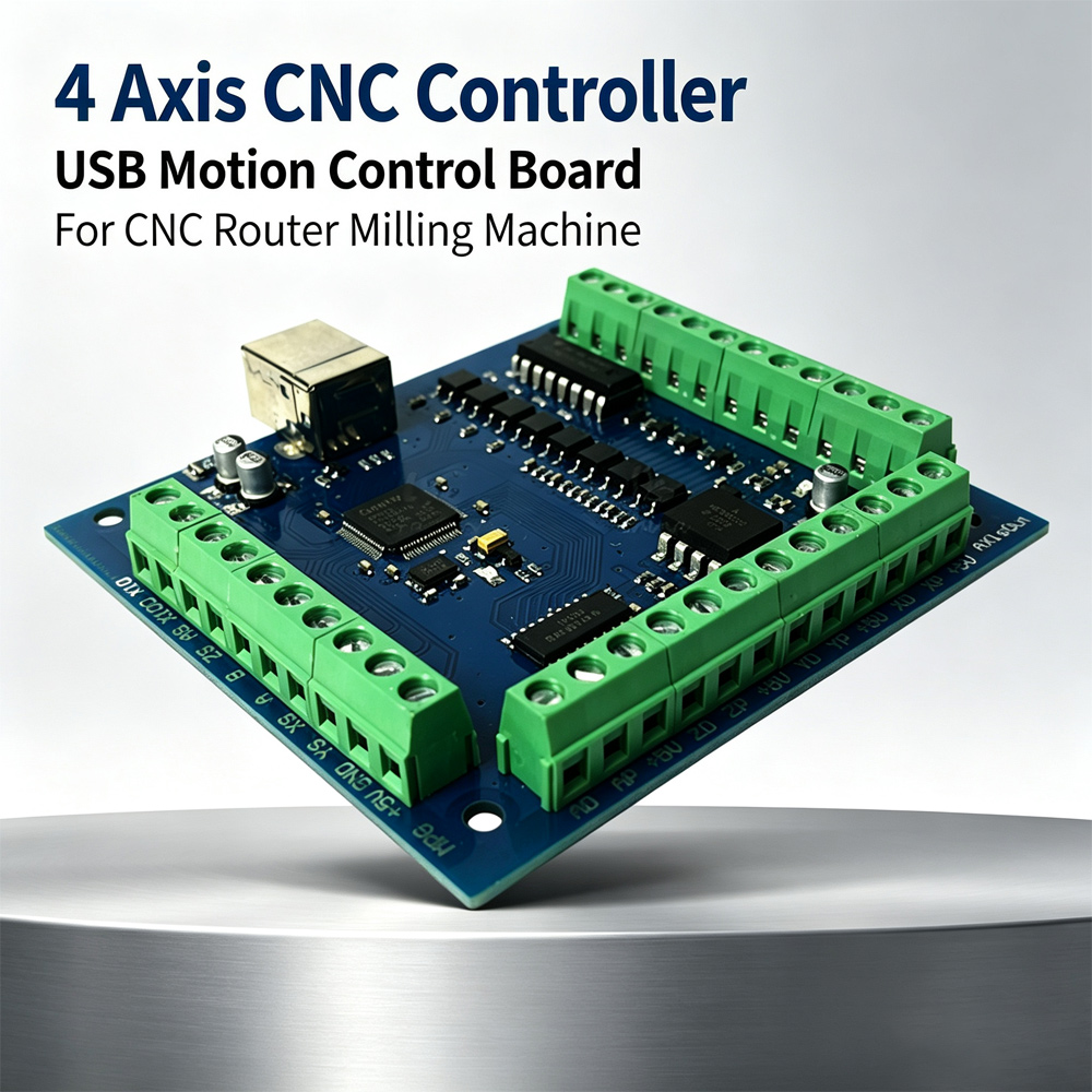 Mach3 Usb Cnc Controller 4 Axis 100Khz - CNC Motion MACH3 4 Eksen Kontrol