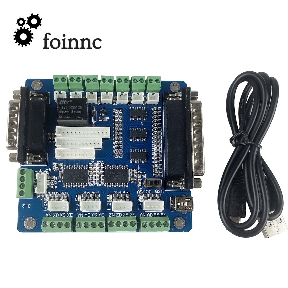 5 Axis Cnc Breakout Board Interface Mach3 - Mach3 5 eksenli CNC Breakout denetleyici