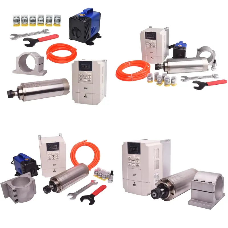 2.2Kw Water Cooled Spindle Kit Vfd - Gdz80 2.2kw Su Soğutmalı Spindle Seti