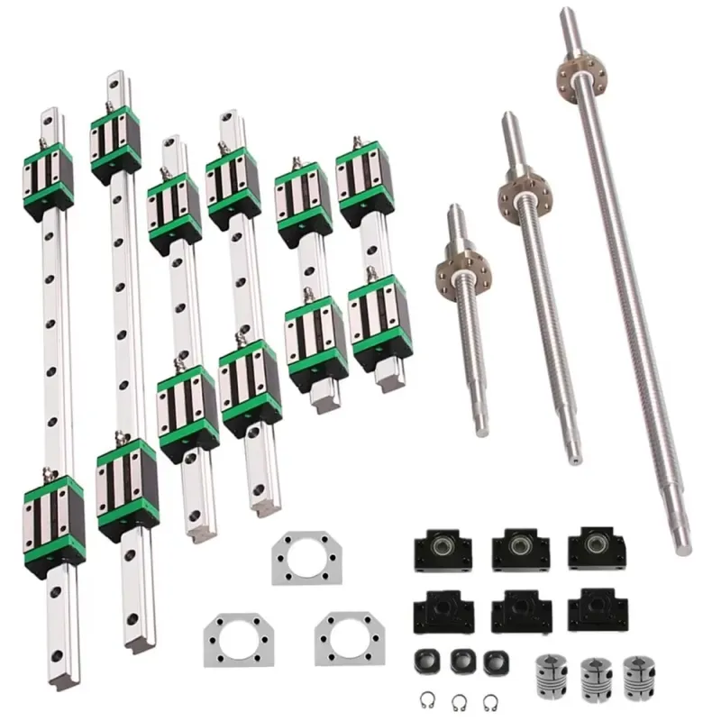 Hgr20 Linear Guide Rail Ballscrew Set - 6 Takım HGR20 Doğrusal Kılavuz Rayı