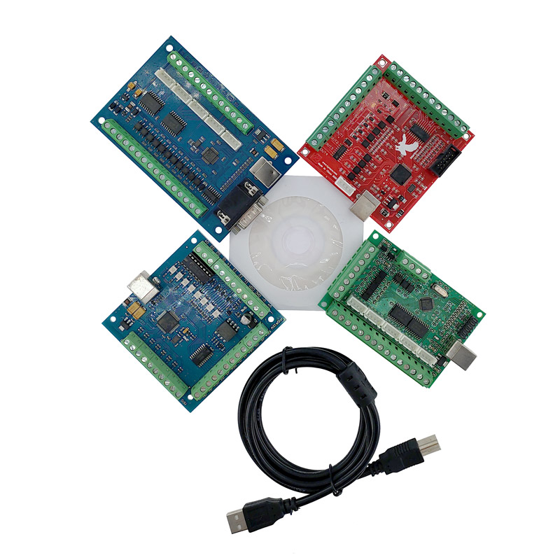 Mach3 Usb Cnc Controller 4 Axis 100Khz - 1 adet Breakout Board Arayüz Sürücüsü
