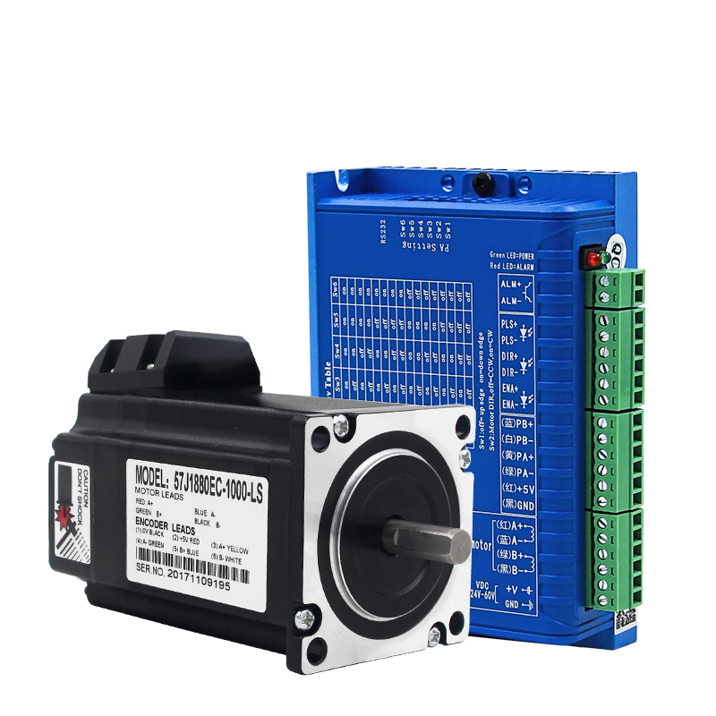 Nema 23 Closed Loop Stepper Motor Driver Kit - NEMA23 2NM JMC 2 fazlı 57