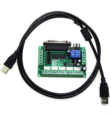 5 Axis Cnc Breakout Board Interface Mach3 - 1 adet Yeni Arayüz MACH3 5