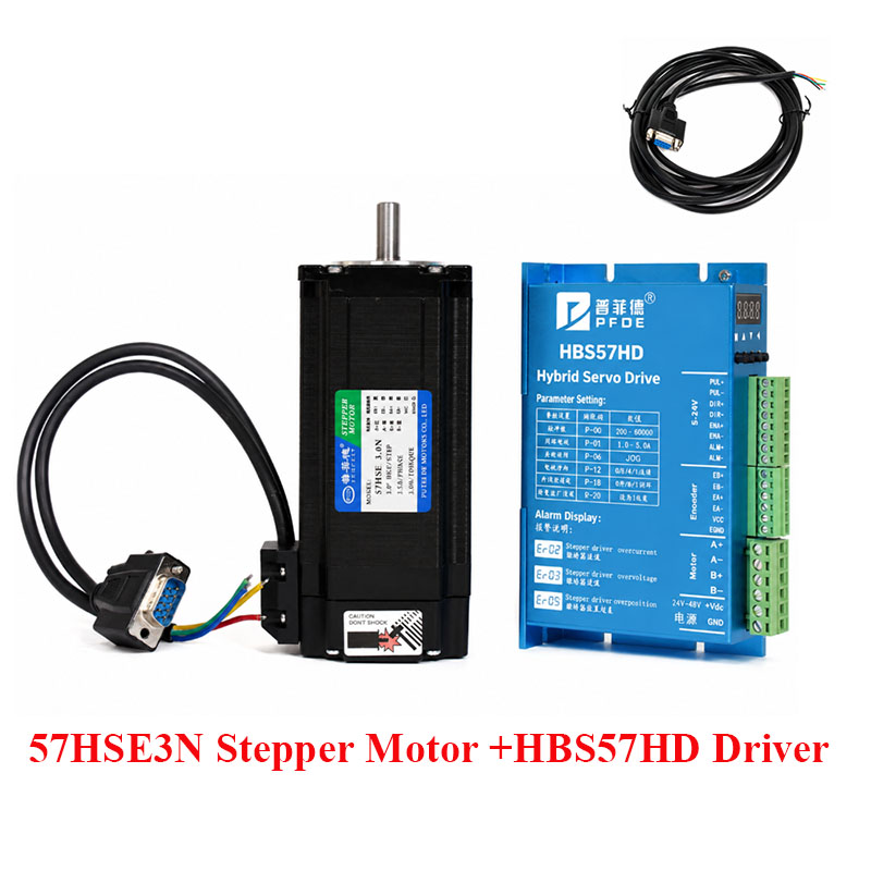 Nema 23 Closed Loop Stepper Motor Driver Kit - Nema23 Kapalı Döngü Step Motor 3N.