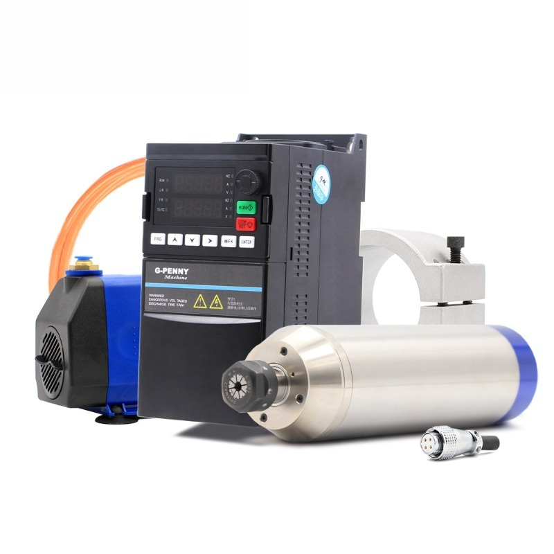 2.2kw ER20 D80 12000rpm/24000r - 2.2Kw Water Cooled Spindle Kit Vfd incelemesi ve fiyatı