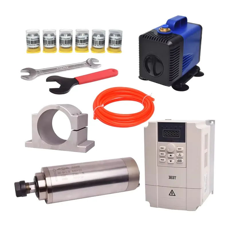Gdz80 2.2kw Su Soğutmalı Spind - 2.2Kw Water Cooled Spindle Kit Vfd incelemesi ve fiyatı