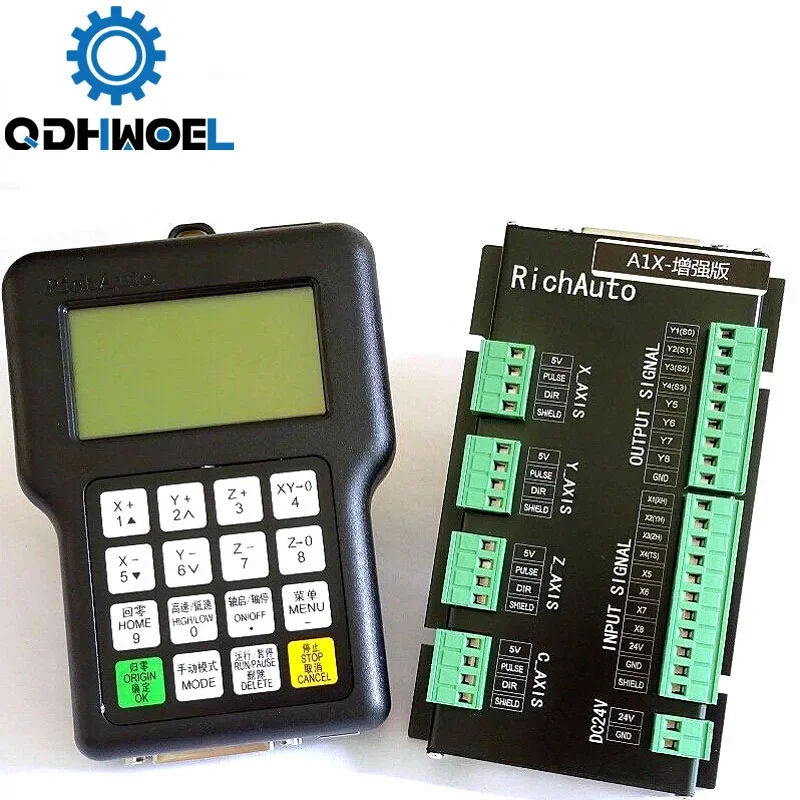 QDHWOEL RichAuto DSP A11 CNC k - Richauto A11 Dsp Controller 3 Axis incelemesi ve fiyatı