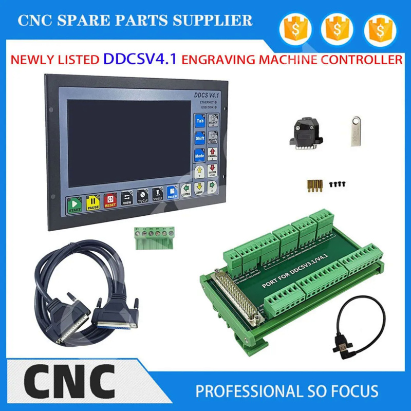 En yeni DDCSV3.1 yükseltmesi D - Ddcs V4.1 4 Axis Cnc Offline Controller incelemesi ve fiyatı