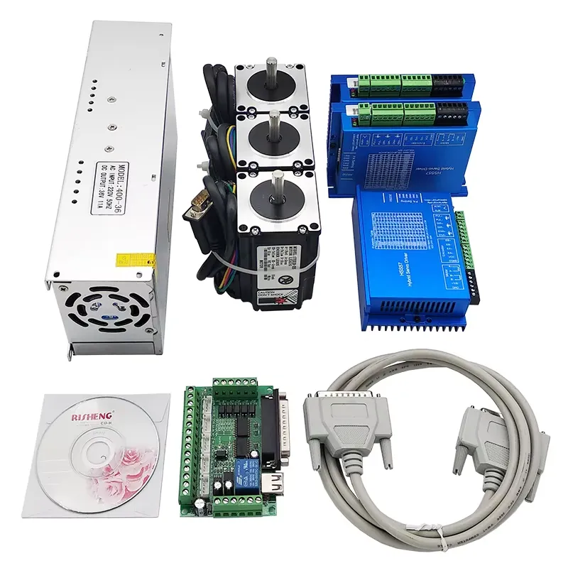 3 Eksen 2N.m Nema23 CNC Kiti S - Nema 23 Closed Loop Stepper Motor Driver Kit incelemesi ve fiyatı