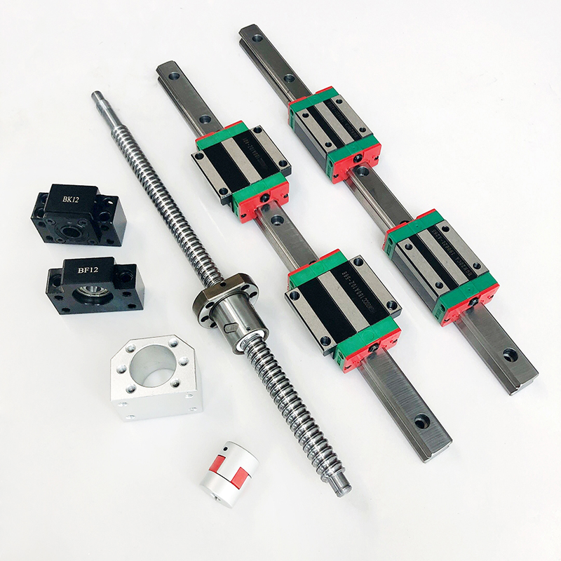2 set HGR20 HGR15 Lineer Kılav - Hgr20 Linear Guide Rail Ballscrew Set incelemesi ve fiyatı