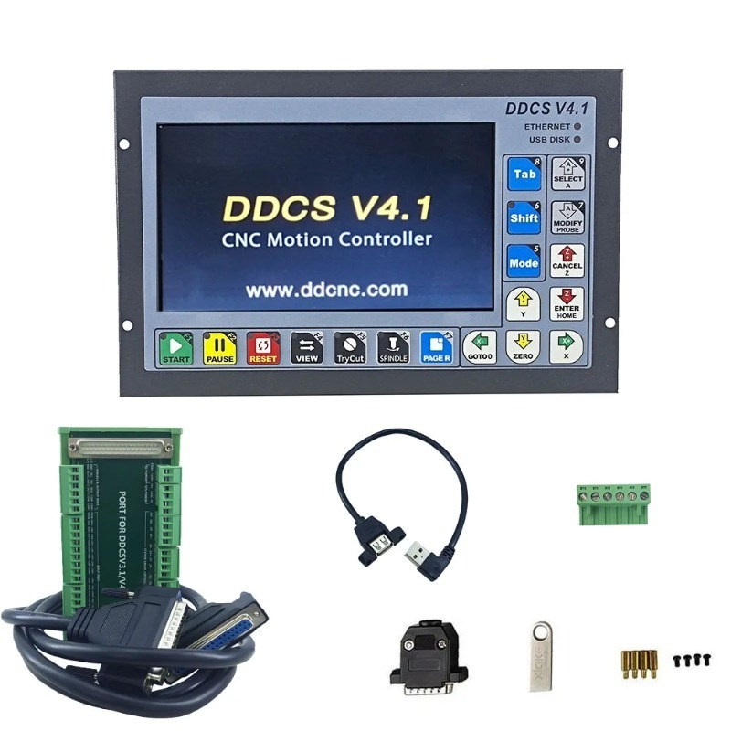 DDCS V4.1 Bağımsız Hareket Kon - Ddcs V4.1 4 Axis Cnc Offline Controller incelemesi ve fiyatı