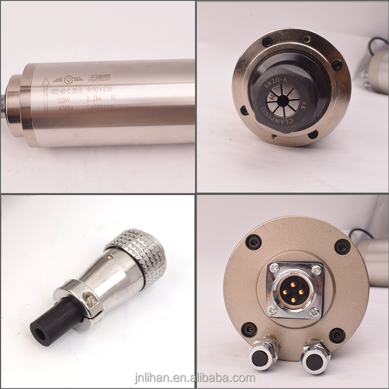 GDZ 2.2KW 220V Su Soğutmalı CN - 2.2Kw Water Cooled Spindle Kit Vfd incelemesi ve fiyatı