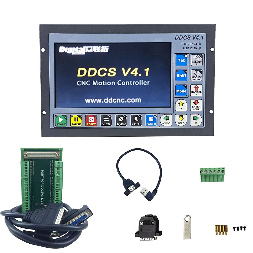 DDCS V4.1 Bağımsız Hareket Kon - Ddcs V4.1 4 Axis Cnc Offline Controller incelemesi ve fiyatı