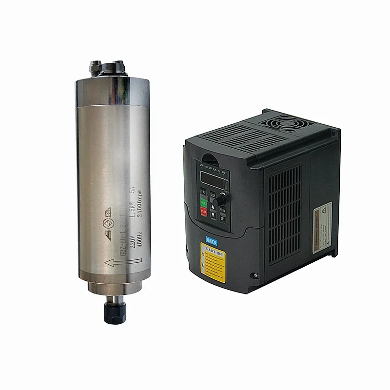 LY 220 V 1.5KW 2.2KW VFD Su So - 2.2Kw Water Cooled Spindle Kit Vfd incelemesi ve fiyatı