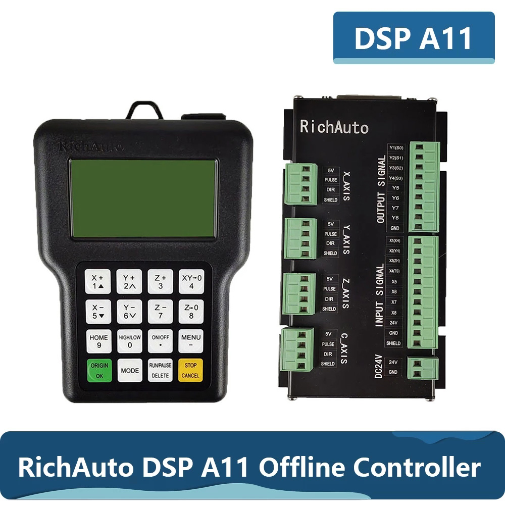RichAuto DSP A11 CNC denetleyi - Richauto A11 Dsp Controller 3 Axis incelemesi ve fiyatı
