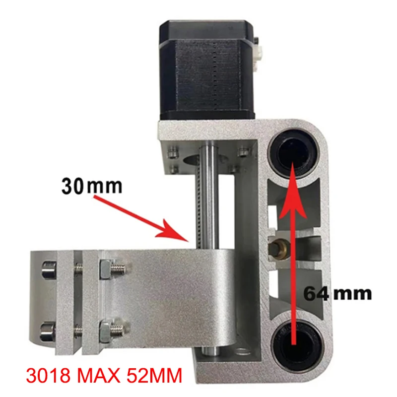 CNC 3018 PRO Z Ekseni Mili Mot - Cnc 3018 Pro Max Metal incelemesi ve fiyatı