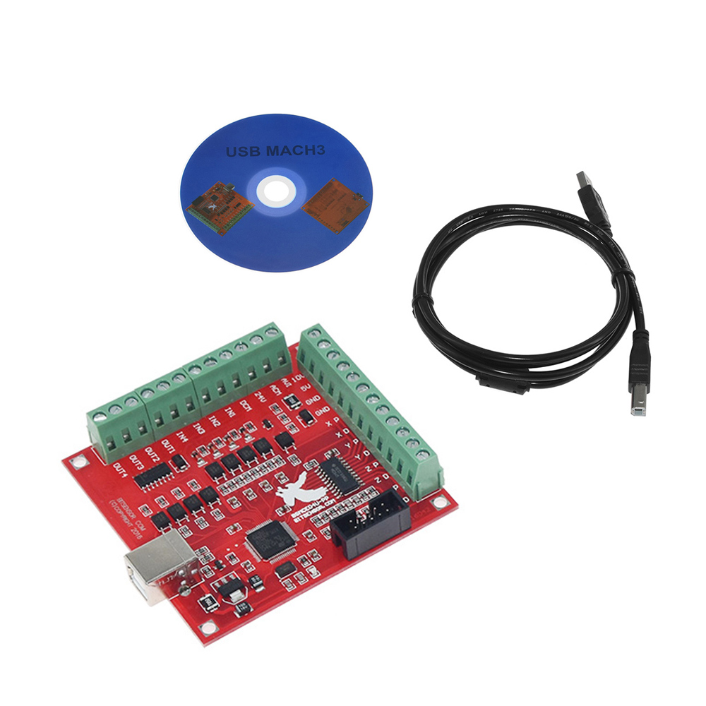 Breakout Board CNC USB MACH3 4 - Mach3 Usb Cnc Controller 4 Axis 100Khz incelemesi ve fiyatı