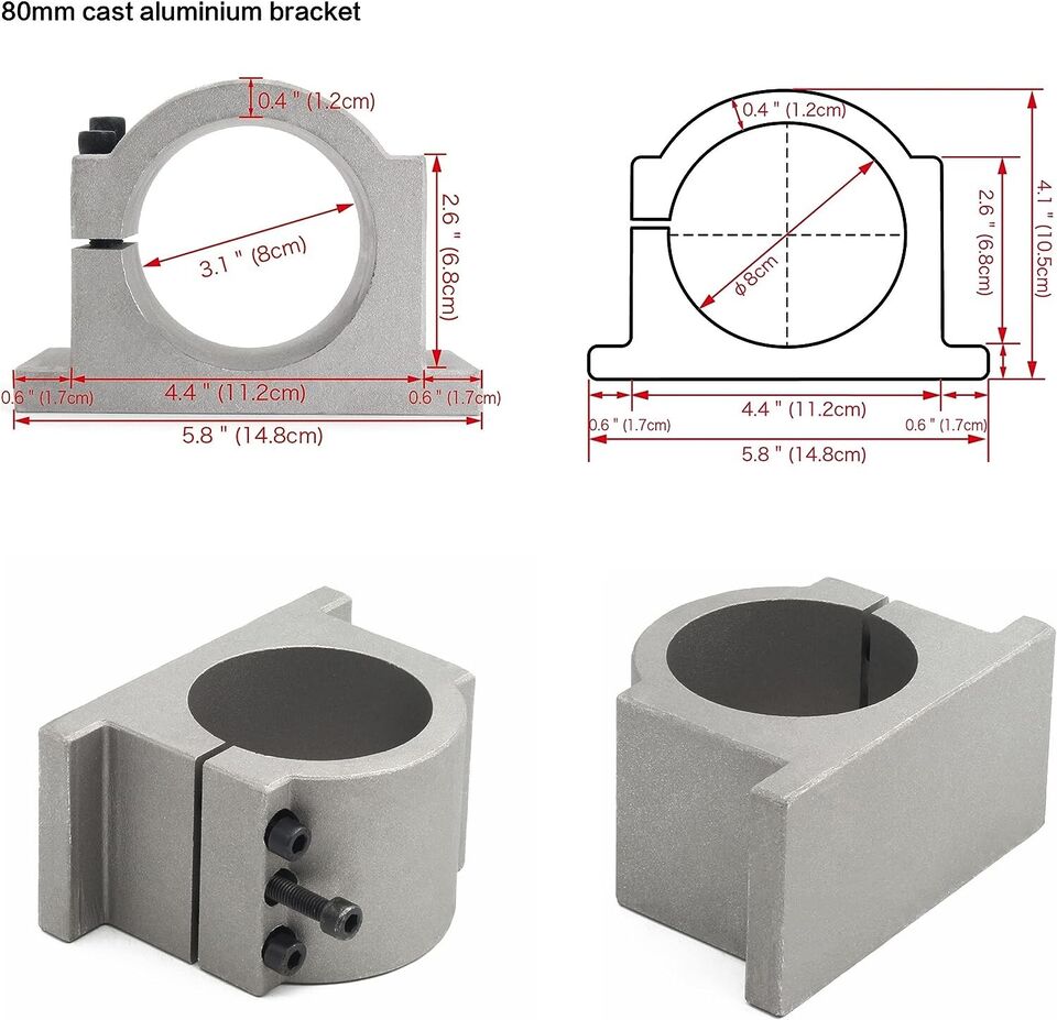 【EU/usa】 su soğutma mili Motor - 2.2Kw Water Cooled Spindle Kit Vfd incelemesi ve fiyatı