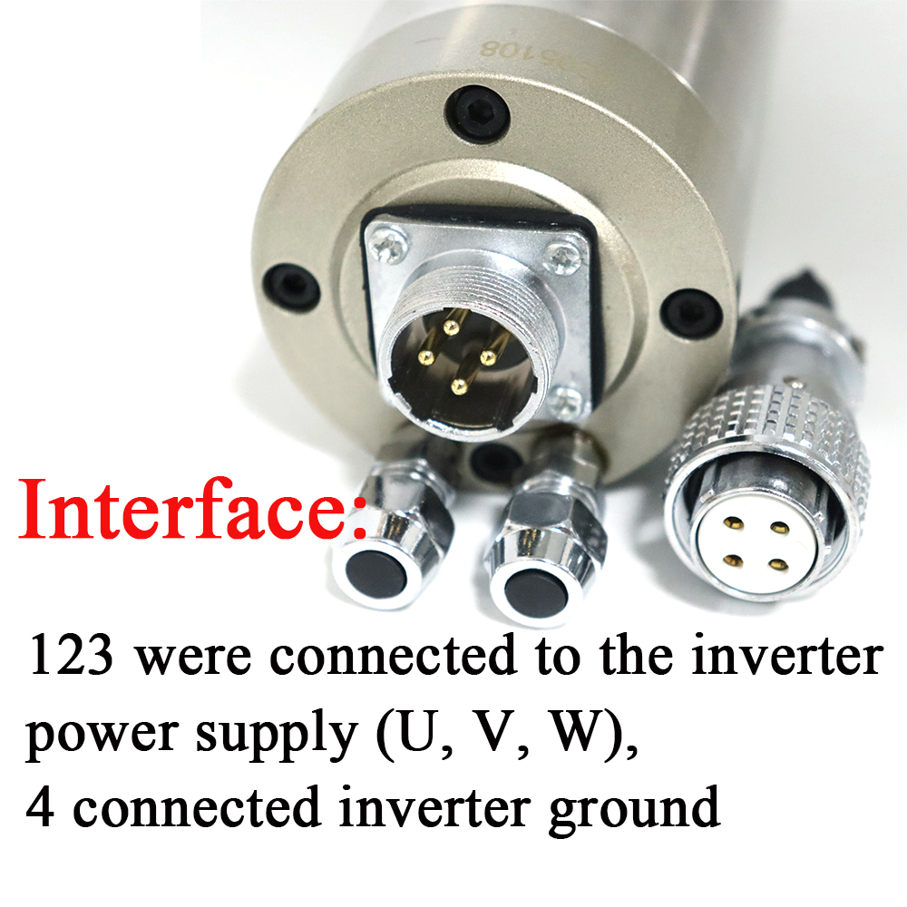 Su geçirmez Su Soğutmalı CNC m - 2.2Kw Water Cooled Spindle Kit Vfd incelemesi ve fiyatı