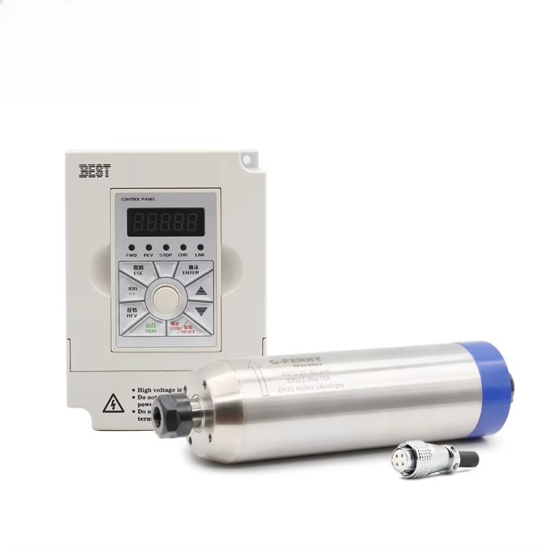 2.2kW Su Soğutmalı Spindle Mot - 2.2Kw Water Cooled Spindle Kit Vfd incelemesi ve fiyatı