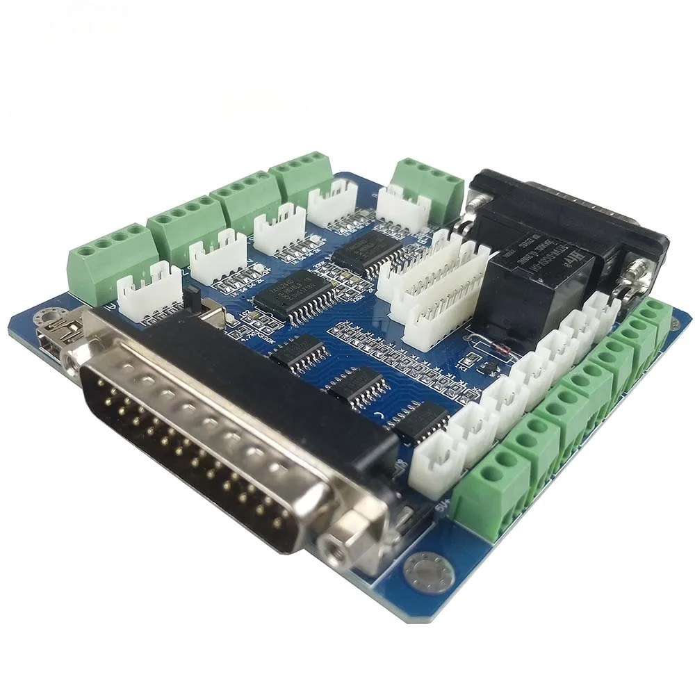 Mach3 5 Eksenli CNC Gravür Mak - 5 Axis Cnc Breakout Board Interface Mach3 incelemesi ve fiyatı